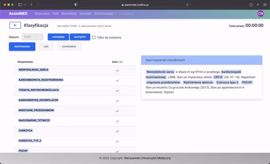 88 assistmed project a natural language processing tool for rapid